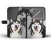Alaskan Malamute Dog Print Wallet Case-Free Shipping-CO State