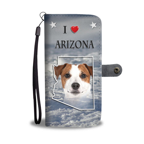 Jack Russell Terrier Print Wallet Case-Free Shipping-AZ State