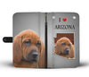 Redbone Coonhound Print Wallet Case-Free Shipping-AZ State