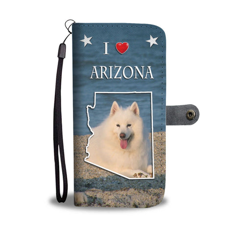 Samoyed Dog Print Wallet Case-Free Shipping-AZ State