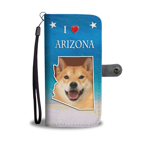 Shiba Inu Dog Print Wallet Case-Free Shipping-AZ State
