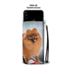 Pomeranian Dog Print Wallet Case-Free Shipping-WA State