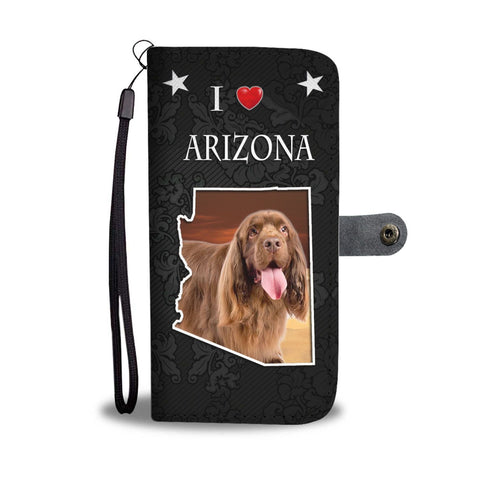 Sussex Spaniel Print Wallet Case-Free Shipping-AZ State