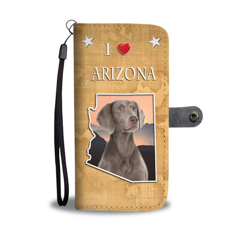 Weimaraner Dog Print Wallet Case-Free Shipping-AZ State