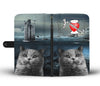 British Shorthair Cat Print Wallet Case-Free Shipping-WA State