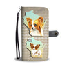 Papillon Dog Art Print Wallet Case-Free Shipping-WI State