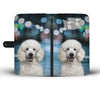 Poodle Dog Print Wallet Case-Free Shipping-WA State