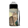 Cute American Bobtail Cat Print Wallet Case-Free Shipping-AZ State
