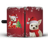 Chihuahua Christmas Print Wallet Case-Free Shipping