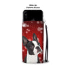 Boston Terrier Christmas Print Wallet Case-Free Shipping