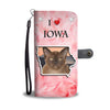 Lovely Burmese Cat Print Wallet Case-Free Shipping-IA State