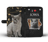 British Shorthair Cat Print Wallet Case-Free Shipping-IA State