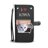 Burmilla Cat On Black Print Wallet Case-Free Shipping-IA State