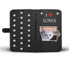 Burmilla Cat On Black Print Wallet Case-Free Shipping-IA State