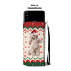 Poodle Dog Christmas Print Wallet Case-Free Shipping