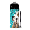Lovely Beagle Dog Christmas Print 3D Wallet Case-Free Shipping