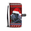 Newfoundland Dog Christmas Print Wallet Case-Free Shipping