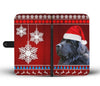 Newfoundland Dog Christmas Print Wallet Case-Free Shipping