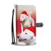 Bull Terrier Christmas Print Wallet Case-Free Shipping