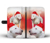 Bull Terrier Christmas Print Wallet Case-Free Shipping