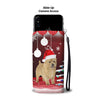 Norwich Terrier Christmas Print Wallet Case-Free Shipping