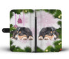 Australian Shepherd Dog Christmas Print Wallet Case-Free Shipping