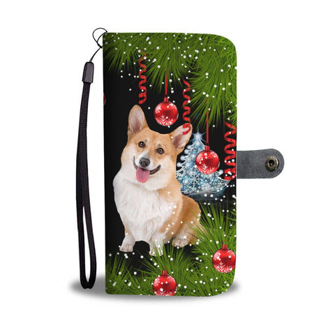 Amazing Cardigan Welsh Corgi Dog Christmas Print Wallet Case-Free Shipping