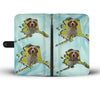 Cute Beagle Dog Print Wallet Case-Free Shipping-AK State