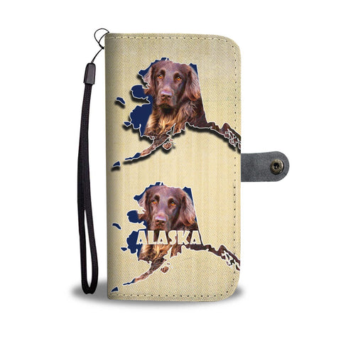 German Longhair Dog Print Wallet Case-Free Shipping-AK State