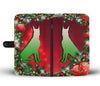 Great Dane Dog Art  Christmas Print Wallet Case-Free Shipping