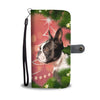 Boston Terrier Dog Christmas Print Wallet Case-Free Shipping