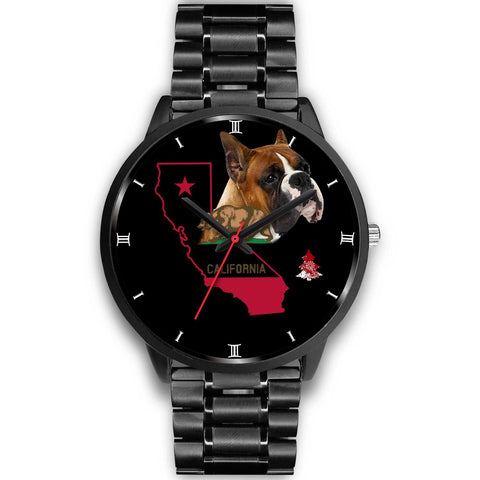 Boxer Dog California Christmas Special Wrist Watch-Free Shipping