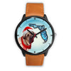 English Mastiff On Christmas Florida Wrist Watch-Free Shipping