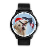 Labrador Retriever On Christmas Florida Wrist Watch-Free Shipping