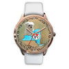 Cute Maltese Dog New York Christmas Special Wrist Watch-Free Shipping