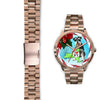 Miniature Schnauzer Dog New York Christmas Special Wrist Watch-Free Shipping