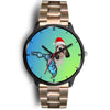 Petit Basset Griffon Vendéen On Christmas Florida Wrist Watch-Free Shipping