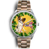Cute Papillon Dog New York Christmas Special Wrist Watch-Free Shipping
