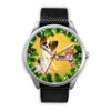 Cute Papillon Dog New York Christmas Special Wrist Watch-Free Shipping