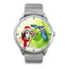 Saluki Dog On Christmas Florida Wrist Watch-Free Shipping