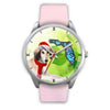 Saluki Dog On Christmas Florida Wrist Watch-Free Shipping