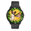 Lovely Papillon Dog New York Christmas Special Wrist Watch-Free Shipping