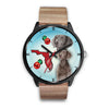 Weimaraner On Christmas Florida Wrist Watch-Free Shipping