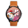 Akita Dog On Christmas Alabama Wrist Watch-Free Shipping