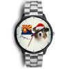 Australian Shepherd On Christmas Arizona Wrist Watch-Free Shipping