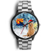 Australian Terrier On Christmas Arizona Wrist Watch-Free Shipping