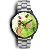 Belgian Malinois Dog On Christmas Alabama Wrist Watch-Free Shipping
