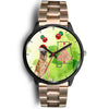 Belgian Malinois Dog On Christmas Alabama Wrist Watch-Free Shipping