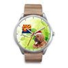 Bloodhound Dog On Christmas Arizona Wrist Watch-Free Shipping