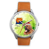 Bloodhound Dog On Christmas Arizona Wrist Watch-Free Shipping